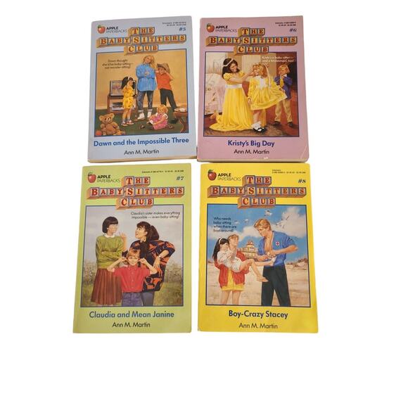 The Babysitters Club Books #5-8 by‎ Ann M Martin paperback 1987 Scholastic - Picture 5 of 7